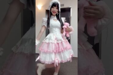 SHEINのチャイナワンピースをトップスとして使ったロリィタコーデ😘　#でんぱ組 #ロリィタファッション #ロリィタ #甘ロリ #アイドル #プチプラファッション