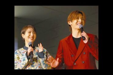 山田涼介と浜辺美波、東京タワーで映画『サイレントラブ』のクリスマスイルミネーション点灯式に出席