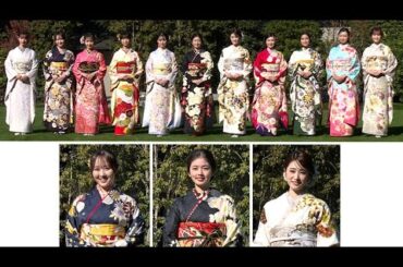 小芝風花＆髙橋ひかる＆本田望結ら、あでやかな晴れ着姿を披露（オスカープロモーション 2024年新春 晴れ着撮影会）