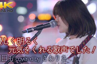 【 歌うま 】優しく明るく元気をくれる歌声でした！  明日も / 大原櫻子（ covered by さわりさ ）🎧推奨 高音質 4K映像