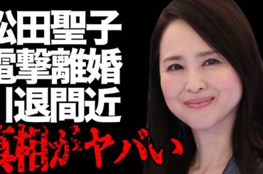 松田聖子が神田正輝と離婚した本当の理由…3度目の離婚が秒読みと言われる原因に言葉をしなう…「赤いスイートピー」でも有名な歌手の隠し子の正体に驚きを隠せない…