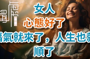 女人心態好了，福氣就來了，人生也就順了，避免了社交內耗，聰明一點，還有社交自救一下，刷選一些信賴的朋友When a woman's mentality improves!      獨處Alone
