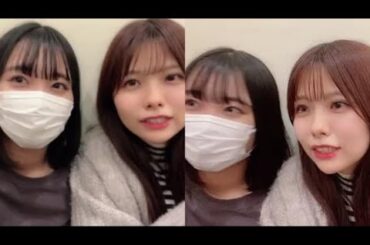 中坂美祐ちゃんとひめたんの配信を2画面で〔2023年12月13日〕