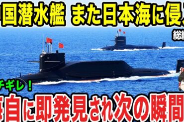 【ゆっくり解説】中国の潜水艦がまた日本海に侵犯してきた...しかしすぐに発見されてしまい次の瞬間には...