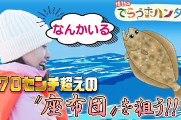 【情熱のでらうまハンター】 70cm超えの獲物を狙う　～“座布団”を狙え！～