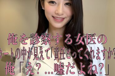 【感動する話】俺を診察する美人の女医のスカートの中が見えたら「責任とってくれますか？♡」俺「え？...嘘だよね!?」【朗読】【馴れ初め】