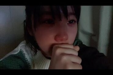2023年12月14日21時05分50秒 甲斐 心愛（STU48）沖侑果の卒業発表に泣くココア