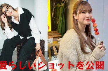 【生見愛瑠】めるる、ロケの合間にこっそりいちご飴食べました