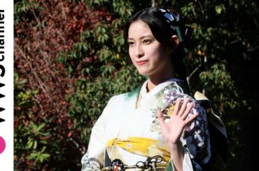 玉田志織、白×緑のゴージャスな晴れ着姿で登場！「あっという間の実りある1年でした」