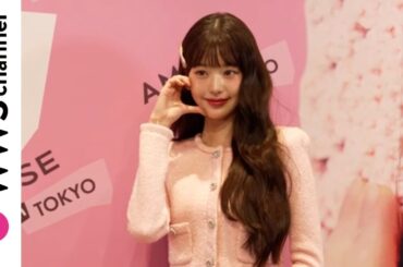 IVE チャン・ウォニョン、ガーリーな服装で渋谷Hzに登場！可愛らしい顔ハートやウィンクで会場を魅了
