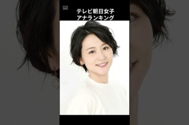 テレビ朝日の人気女子アナランキング