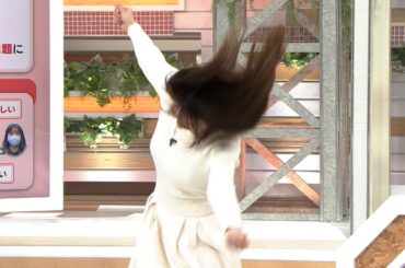 森山みなみアナがひき肉でーすをノリノリで披露