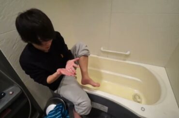 風呂サイズの巨大スポンジ作ってトトロのお腹を再現してみた！