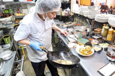 驚愕の鍋振り炒飯厨房！2023年に最も視聴された日本の町中華TOP３丨Egg Fried Rice - Wok Skills in Japan
