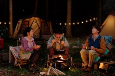 〆鍋「今晩お外で〆るん会！篇」 川島明/宮舘涼太/神田愛花出演【ミツカン公式】