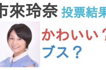 市來玲奈はかわいい？ブス？【投票結果】