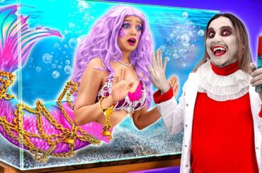 我在我的吸血鬼醫院裡找到了一個美人魚！🧛🏻由啦啦fun生活表情符號演繹的好醫生對壞醫生！