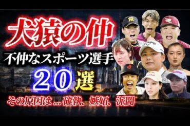 犬猿の仲のスポーツ選手　不仲まとめ２０選【確執、嫉妬、派閥】