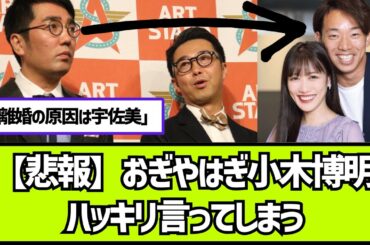 おぎやはぎ小木博明　ももクロ・高城れに離婚に持論「プロ野球選手ですから。向こうの方が悪い」【2ch 5ch なんj プロ野球反応集 中日 宇佐美】
