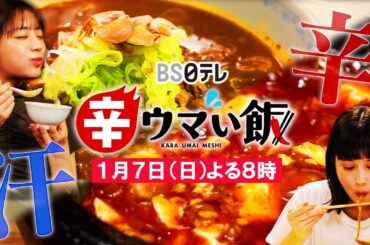 【辛くてウマい】１月７日（日）よる８時「辛ウマい飯」【止まらない箸と汗】