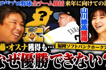 【12球団総括⑦】来季優勝には〇〇が必須になる⁉︎FA山川穂高を獲得‼︎近藤健介とオスナを補強するもなぜ優勝出来なかったのか⁉︎【ソフトバンク編】