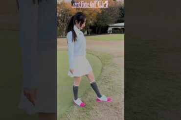 冬のゴルフコーデ⛄💙 #golf #ゴルフ #ゴルフ女子 #LENAN #ルナン #ゴルフウェア #プチプラゴルフウェア #上村さや香