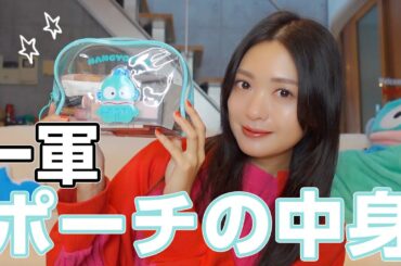 ポーチの中身、全部見せまくりでほぼわたしの顔紹介です😺😺😺
