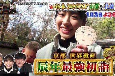 1月3日（水）サンドウィッチマン＆芦田愛菜の博士ちゃん サンド＆愛菜ちゃんが京都で辰年に行きたい最強初詣！新春3時間SP！