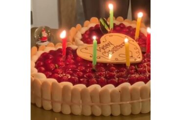 櫻坂46 藤吉夏鈴 クリスマスケーキ♪