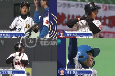 ジュニアトーナメントからプロ入りを果たした選手たち - NPB12球団ジュニアトーナメント KONAMI CUP 2023