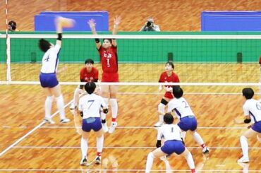 【2023JOC都道府県対抗バレー】決勝　大阪北選抜vs大分選抜　第３セット　＜女子バレーボール＞