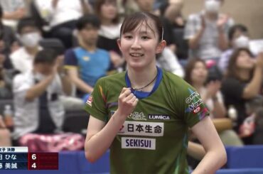 【プレイバック】女子決勝 早田ひな vs 伊藤美誠｜第5回 パリ五輪日本代表選考会｜Hayata Hina vs Mima Ito【日本語実況解説】