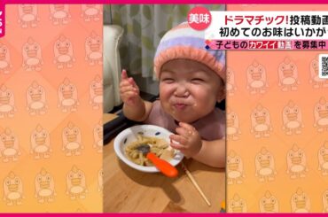 【投稿動画】はじめての牛肉に…『news every』