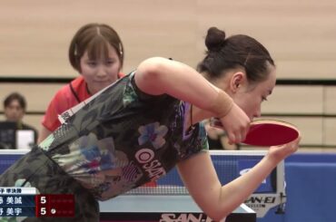 【プレイバック】女子準決勝 伊藤美誠 vs 平野美宇｜第5回 パリ五輪日本代表選考会｜Ito Mima vs Hirano Miu【日本語実況解説】