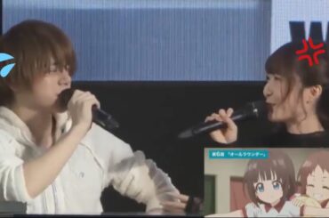 日高里菜に嫉妬される内田雄馬　#内田雄馬　#日高里菜