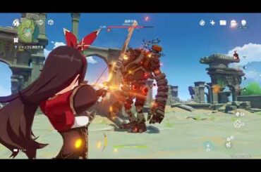 10 #原神 序章第2幕「涙のない明日のために」密林、廃墟と龍の涙(密林の廃墟) 、アビスの魔術師・ミウキを倒す。涙の結晶を入手 #genshin #PS5 #ANDYGAME