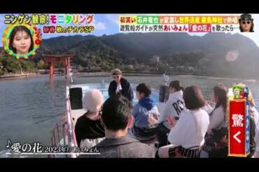 【モニタリング2024】石井竜也×あいみょん「愛の花」＜広島宮島/朝ドラらんまん主題歌/変装/見逃し配信＞ニンゲン観察モニタリング新春4時間SP2024年1月4日 FULL LIVE