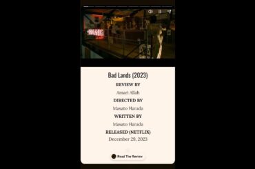 Bad Lands (2023) – Short Review