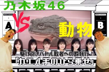 バナナムーンGOLD神回まとめ 【作業用／睡眠用】乃木坂46 vs 動物ゲテモノ ただ1人カエルに寄り添った男