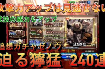 【キングダム乱】追想ガチャゼノウ240連【キンラン】