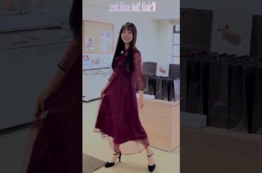 初心者上村の、初クラブハウスコーデ？🤔  #golf #ゴルフ #ゴルフ女子 #クラブハウスコーデ #クラブハウスマナー #ゴルフドレスコード  #上村さや香