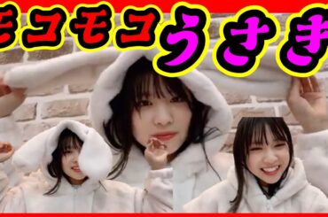 モコモコうさぎれいぽんに胸を撃ち抜かれます。９期研究生おとんことほのぴー『お話会で着て。私服できやんといて』 2023年12月04日 【芳賀礼/西田帆花】【SHOWROOM/NMB/切り抜き】