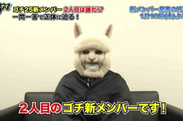 【公式】ぐるナイ  1月18日（木）よる7時ゴチ25開幕！新メンバーBさんのヒント動画 一問一答で正体に迫る！