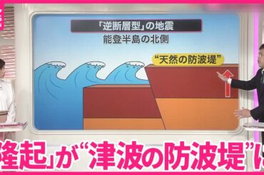 【解説】「隆起」が“津波の防波堤”に  輪島市では約4メートル「隆起」