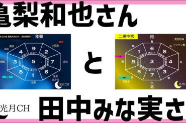 亀梨和也さんと田中みな実さんの相性を九星気学で見たらとんでもないことが判明しました。。。