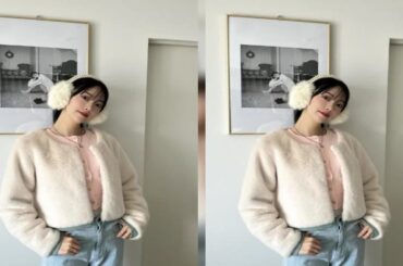 新着- 堀未央奈、初詣はふわふわなコートで。天使のようなファーコーデがキュン必至の可愛さ！