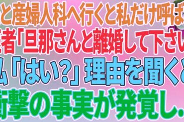 【スカッとする話】夫と産婦人科へ行くと私だけお医者さんに呼ばれ「旦那さんと離婚して下さい」私「はい？」理由を聞くと衝撃の事実が発覚し...【修羅場】【朗読】【スカッと】