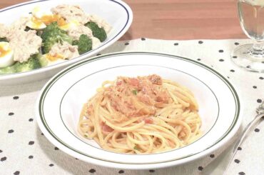 【3分クッキング公式】かにのトマトクリームパスタ