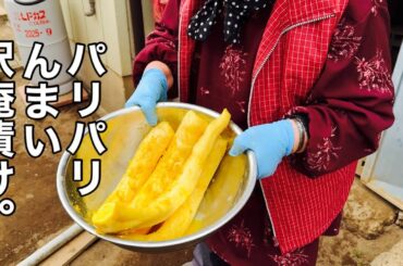 大根だけでこんなに旨いのかって言われた　大根のたくあん漬け（完成編）24/1/12