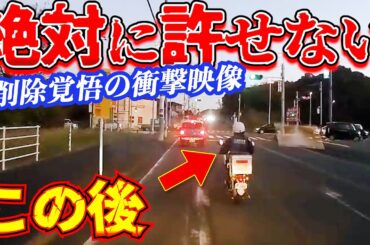 【ドラレコ】絶対許せない警察官削除覚悟の衝撃映像最新日本交通安全危険予知